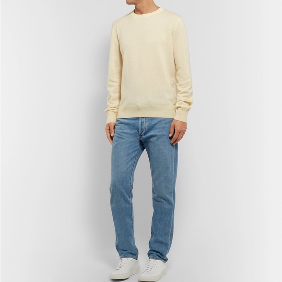 The Row - Benji Cashmere Sweater - Cream - Picture 1 of 14